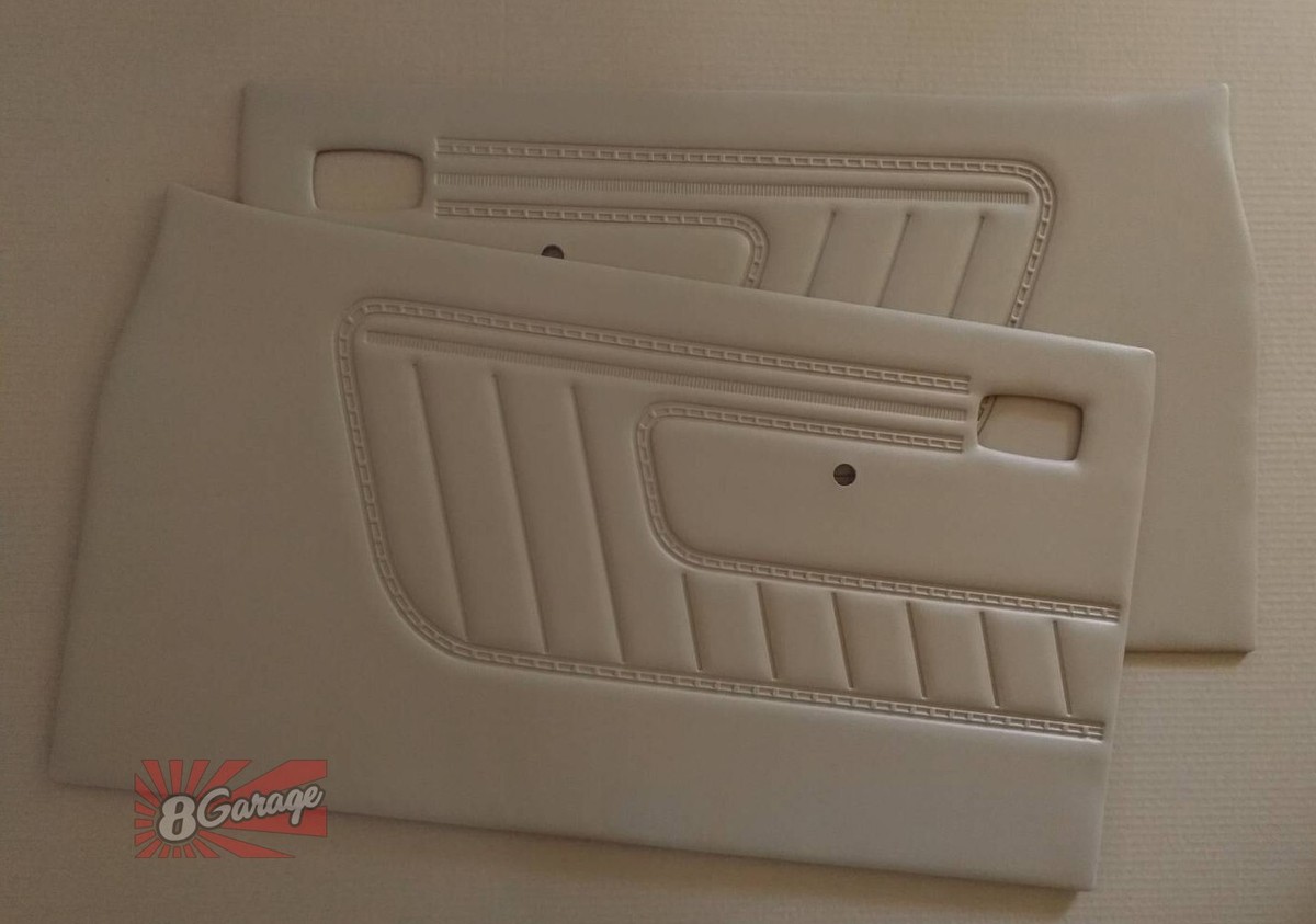 Datsun 620 Repro Door Panel Door Trim L+R / Cream Color / 8 Garag