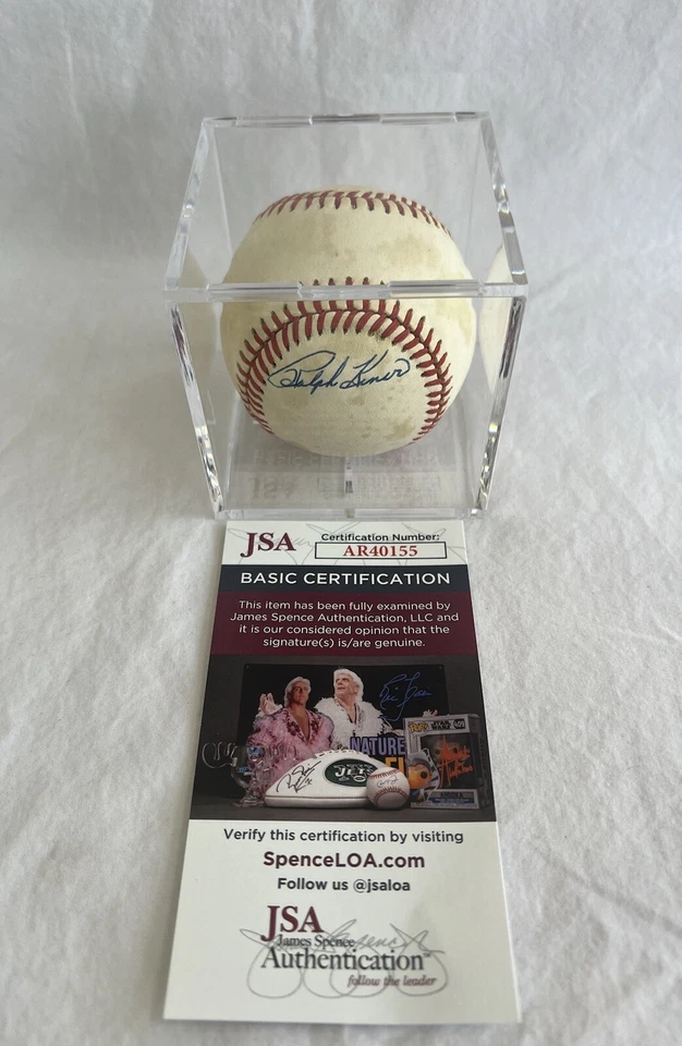 Ralph McPherran Kiner Pittsburgh Pirates Signed Autographed Baseball JSA COA - Image 4 of 4