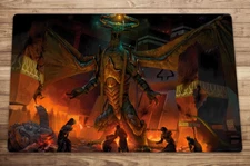 Nicol Bolas Dragon Trading Card Game MTG Playmat TCG CCG Mat Free Bag