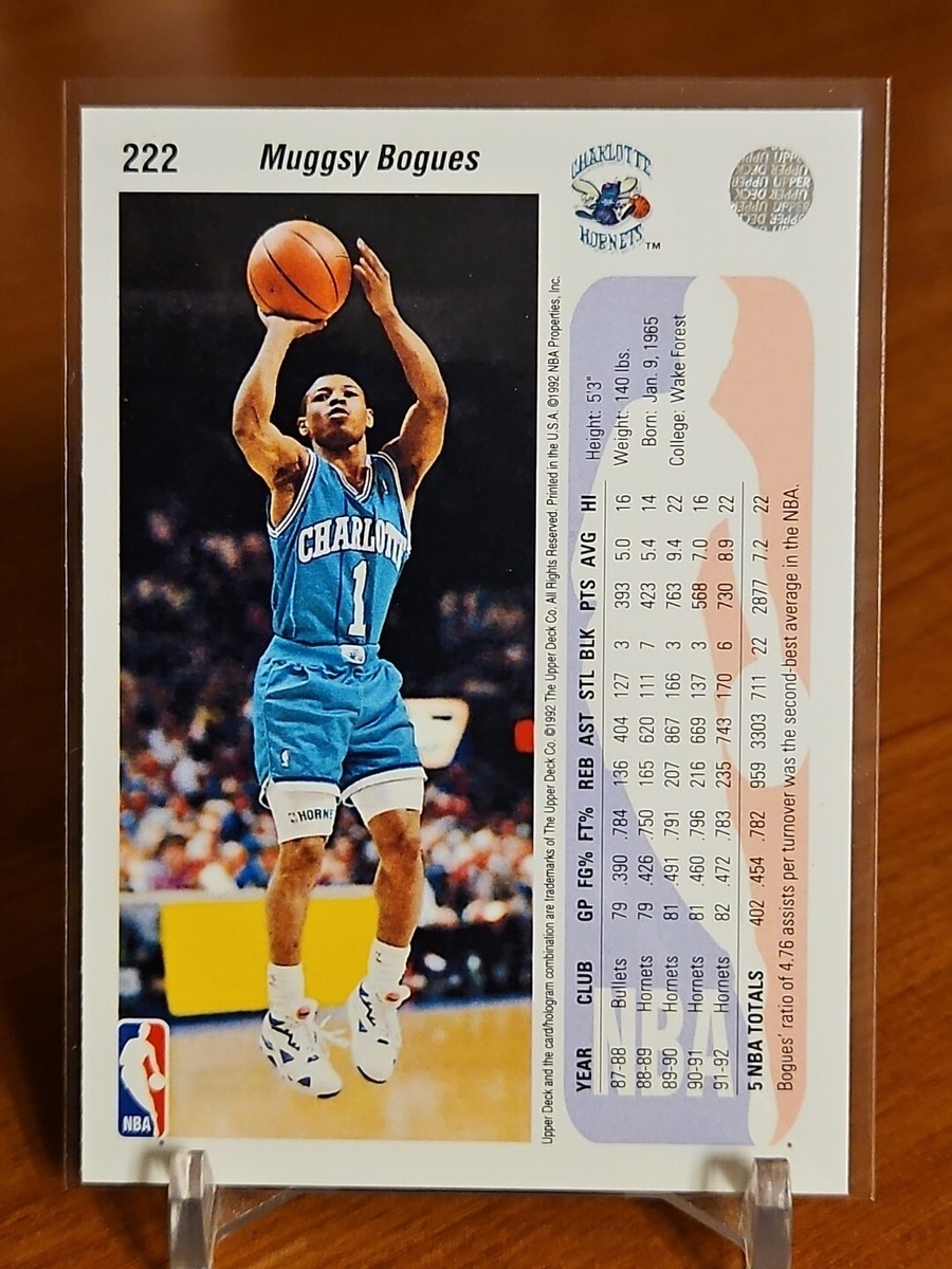 90s Muggsy Bogues シャーロット ホーネッツ USA製 レア 1990-91 NBA Hoops Muggsy Bogues #50 Charlotte Hornets (W) | eBay