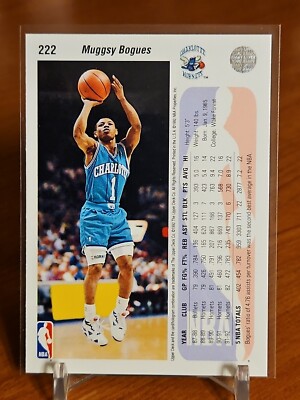 1992-93 Upper Deck Basketball Card Muggsy Bogues Charlotte Hornets