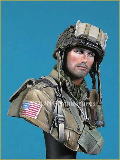 Young Miniatures - 101st Airborne Division Normandy - 1/10th Resin Bust - YM1807 - Image 2 of 4
