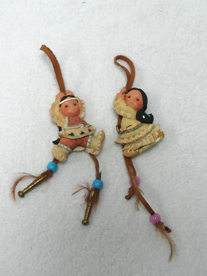 1996 Friends of the Feather Set of (2) Bolo Ties 188263 w/ Stickers