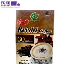 Reishi Coffee 2 in 1, Selected Premium Coffee, Reishi Extract and Instant Coffee