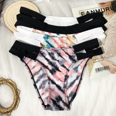 4 Packs Lot Sexy Womens Panties Underwear Thong G String Bikinis Lingeries Brief