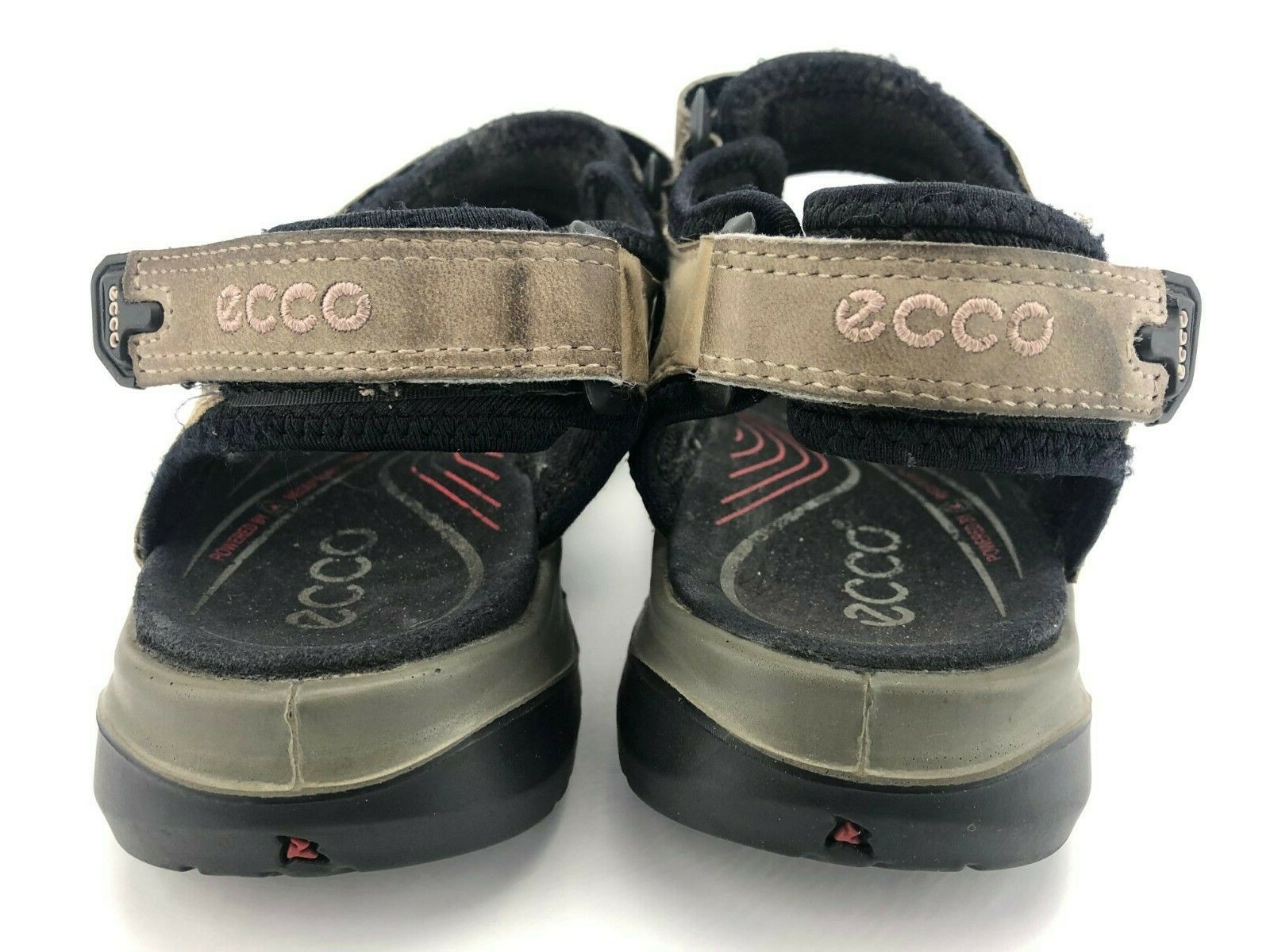 Ecco Receptor Sandals Offroad Lite Black Brown Hiking… Gem