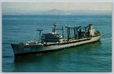 Postcard USNS Kawishiwi TO-AO 146 Oil Tanker US Navy Ship F13