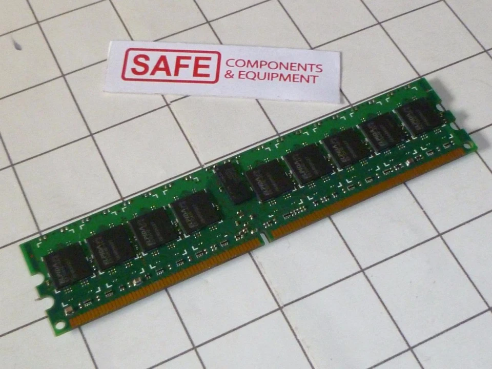 1GB ELPIDA EBE10RD4AEFA-4A-E 240-Pin 400MHz DIMM Memory IBM FRU-39M5808 E55-08 - Image 2 of 2