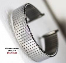 BEST ADJUSTABLE 18mm-22mm STAINLESS STEEL Expanding Expander WATCH Bracelet Band