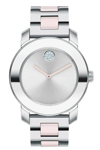 Movado Bold 3600194 34mm Silver Stainless Steel Case with  display picture 2