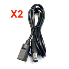 2X NEW 6FT Gamecube Controller Extension Cable Brand New