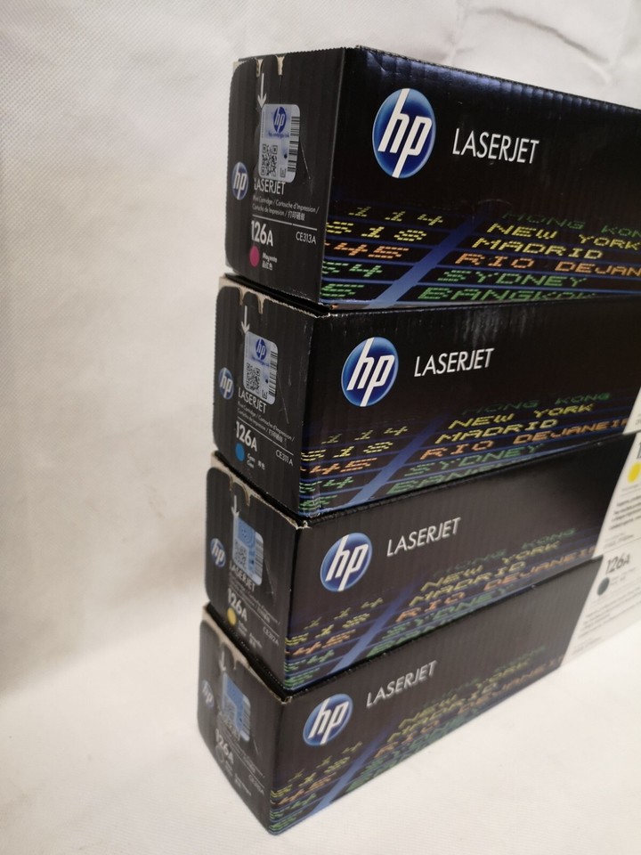 Pack de 3 cartouches de toner HP 126A CF341A Cyan, jaune, magenta