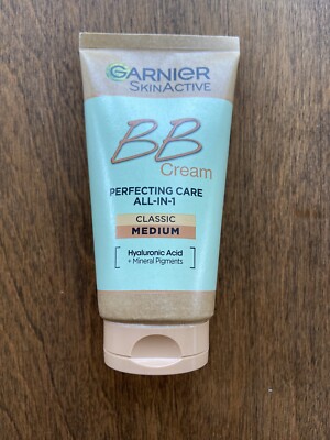 Garnier SkinActive BB Cream Hyaluronic+Mineral Pigment Color CLASSIC MEDIUM NWOB