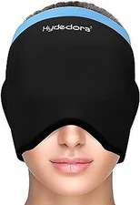 HYDEDORA MIGRAINE HEAD WRAP HEADACHE RELIEF EYE SINUS TENSION HOT COLD THERAPY