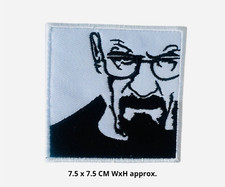 Walter White Face Breaking Bad Patch Embroidered Sew On/Iron On Badge ShirtN-208
