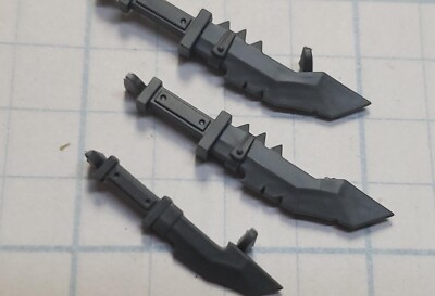 Warhammer 40k Ork Bits Kommando Slung Choppas No Hands Set #72 | eBay
