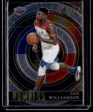 2020-21 Panini Select Numbers Zion Williamson #13 New Orleans Pelicans