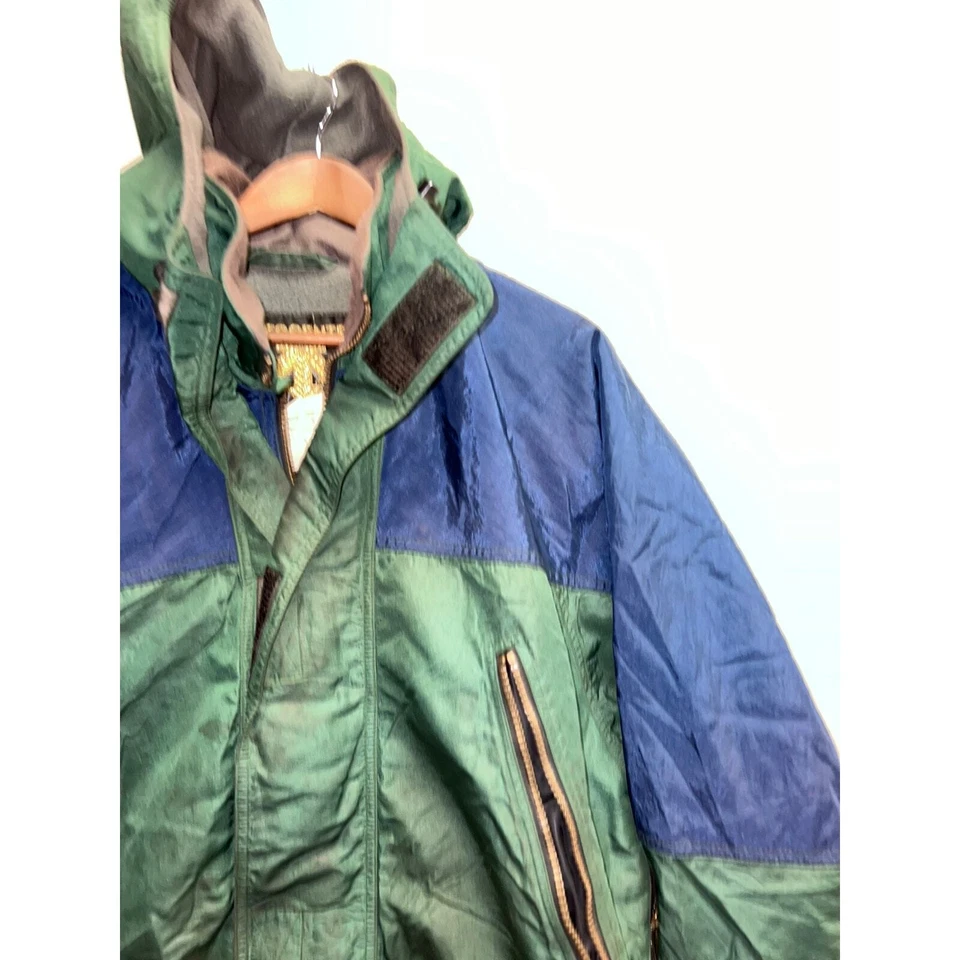 Vintage 90s Descente Technogear Ski Green Jacket Outerwear VTG 1990s 2 - Image 2 of 4