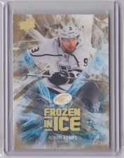 2023-24 UD ICE FROZEN IN ICE GOLD PARALLEL 9/25 ADRIAN KEMPE #FI-14 L.A. KINGS