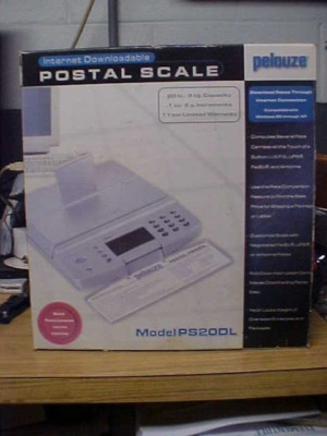 Pelouze PS20DL Internet Downloadable Digital Postal Scale 20-lb Capacity