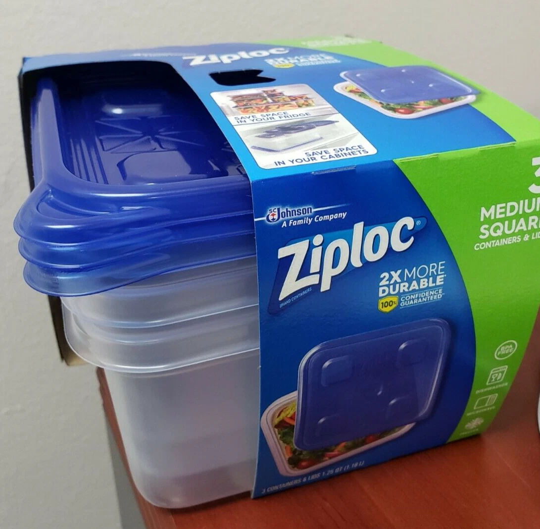 Ziploc® Rectangular Food Containers Pack of 4