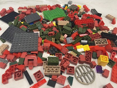 Mega Blocks and similar building blocks Assorted Lot Of over 250 Bricks Blocks