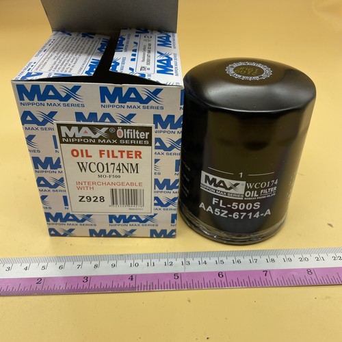 Z928 OIL FILTER fits FORD FG Mustang WC0174NM MO-500 NOS MAX Nippon