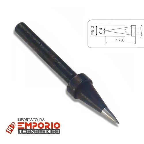 Velleman Punta Saldante Di Ricambio 0,2 Mm Appuntita - Compatibile Stazione VTSS220 - Per Saldature Di Precisione E Lavori Elettronici