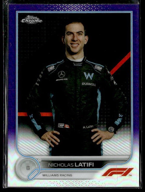 L2,244 - 2022 Topps Chrome Formula 1 Purple Refractors #51 Nicholas Latifi /399