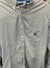 Men’s CHAPS EASY CARE Long Sleeve Dress Shirt Size Large