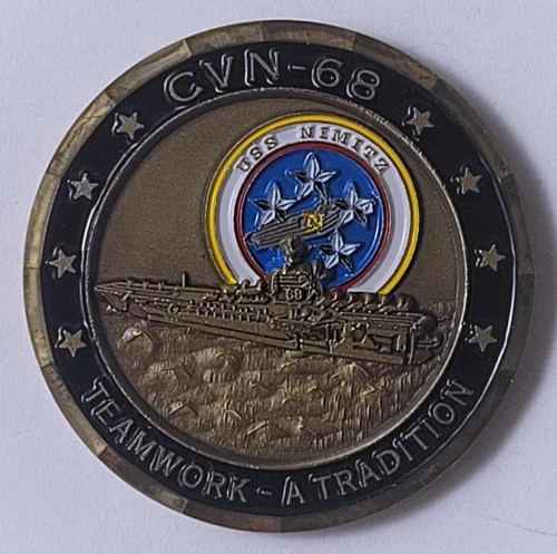 NEW USN - U.S. NAVY - USS NIMITZ -  CVN-68  - Challenge Coin - Free Shipping