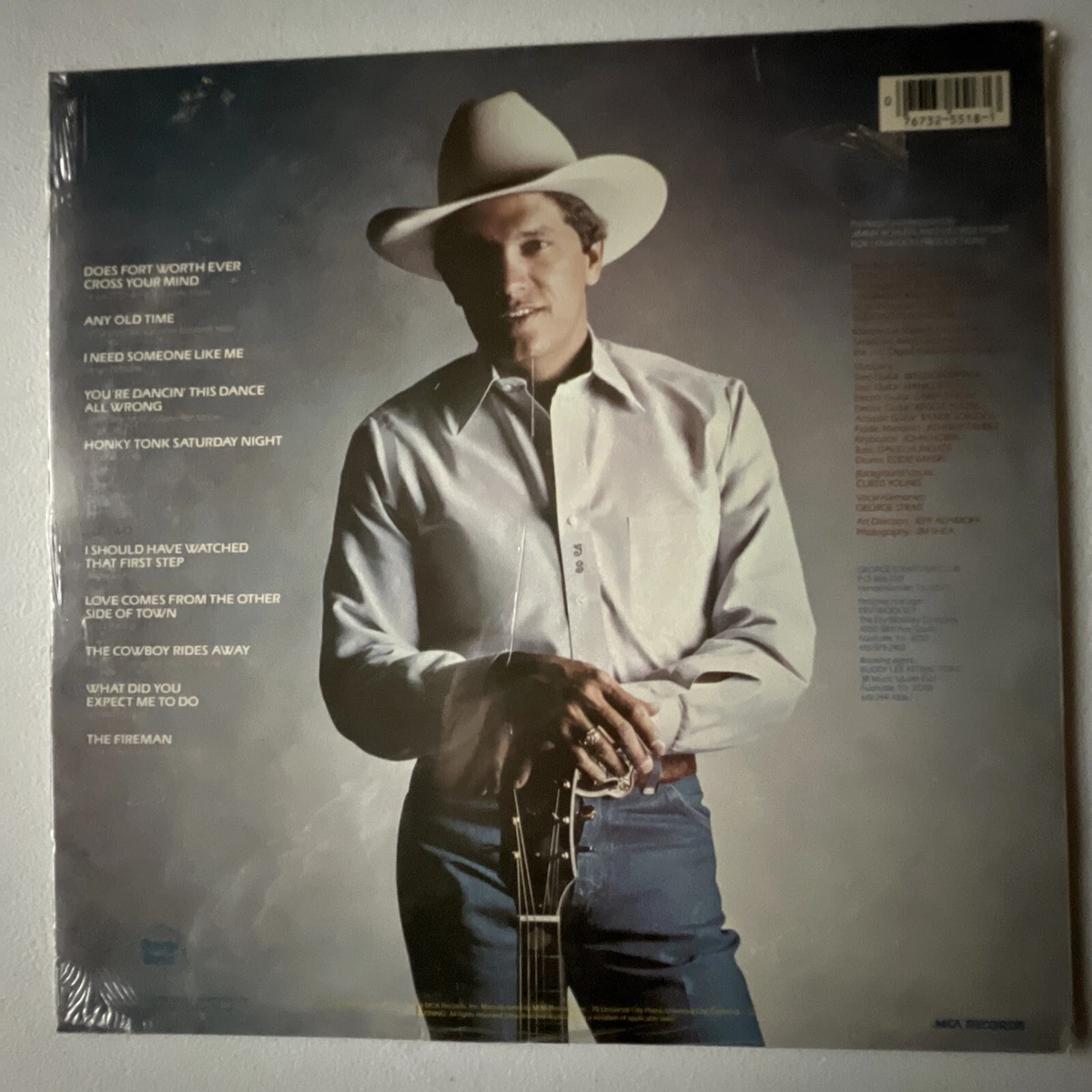 GEORGE STRAIT “Does Fort Worth Ever Cross Your Mind” 1984 MCA-5518 Wow  SEALED! | eBay