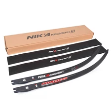 NIKA ARCHERY Recurve Bow Limbs Progress Series N3 Carbon Fiber Limb 32 to 44 lbs