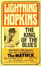 Lightning Hopkins - 1965 - The Matrix - Poster