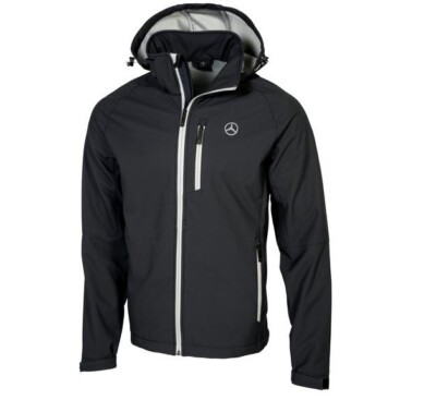 Mercedes-Benz original Softshelljacke Herren Stern Logo schwarz Gr  