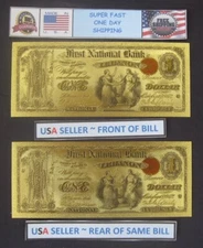 1875 Lebanon $1 National Currency 1st Bank $1 Banknote Reproduction FREE SHIP!