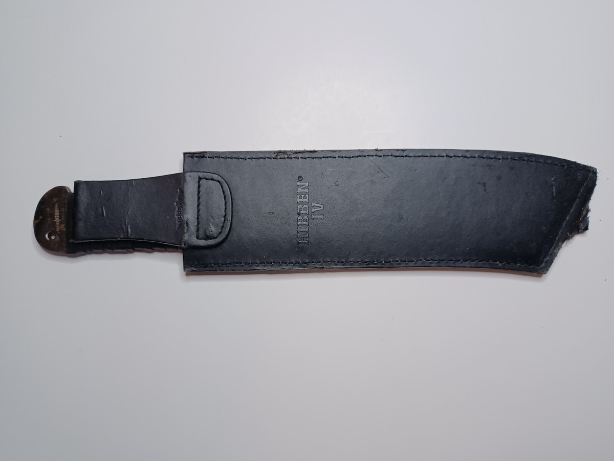 Hibben IV GH5007 Machete Knife with Leather Sheath Hunting Hibben IV GH5007 Machete Knife with Leather Sheath Hunting