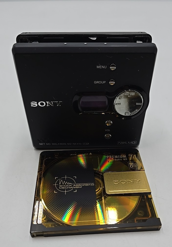 Sony High Speed Net MD Walkman Recorder & Blank Disc - VGC (MZ-NE410/M) - Picture 7 of 15