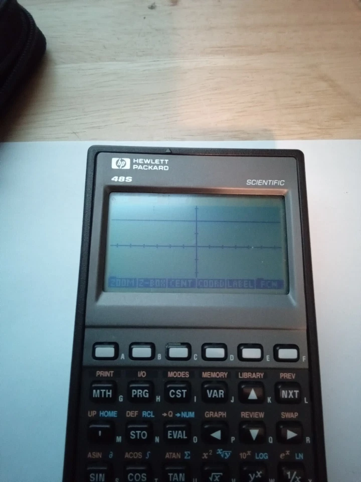 Hewlett Packard HP 48S Graphing Calculator With Case Tested No Manual - Image 4 of 4