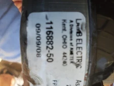 Ametek Lamb 116882-50 Vacuum Mtr/Blwr,Thru-Flow,1 Stge,1 Spd