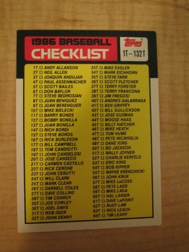 1986 Topps Traded Near Complete Set 129/132 - Picture 4 of 5