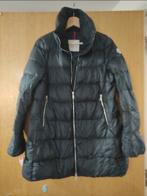 MONCLER Blackダウンジャケット SIZE1 Black Montcla Hooded Short Down Jacket - Short Down Jackets for