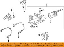 GM OEM 13-11 Equinox Emission System Emission Components-Sensor 13507129