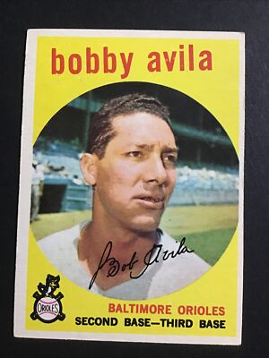 1959 Topps #363 Bobby Avila     --Very Nice-- P293