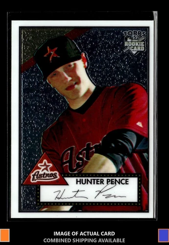 2007 Topps Rookie 1952 Edition #TCRC18 Hunter Pence Chrome #/1952 Houston Astros