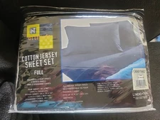 Linens N Things Cotton Jersey Sheet Set Full Size Pear White 100% Cotton