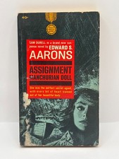Assignment Manchurian Doll by Edward S Aarons 1963 Fawcett Gold Medal Paperback