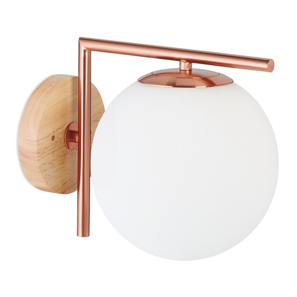 Wandleuchte Wandlampe Flurlampe Wohnzimmerleuchte Glasleuchte Kugel E27-Fassung-image