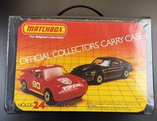 Lot Of 23 Vintage 1960s-1980s Matchbox Cars & Trucks, 1 Corgi Jrs In 1983 Case