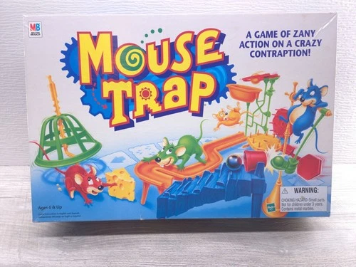 Mouse Trap Board Game 1994 Milton Bradley Vintage Complete Family Game
